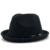 Simple Men's Felt Fedora Hat for Gentleman Winter Autumn Church Roll Up Brim Homburg Dad Jazz Hat 5
