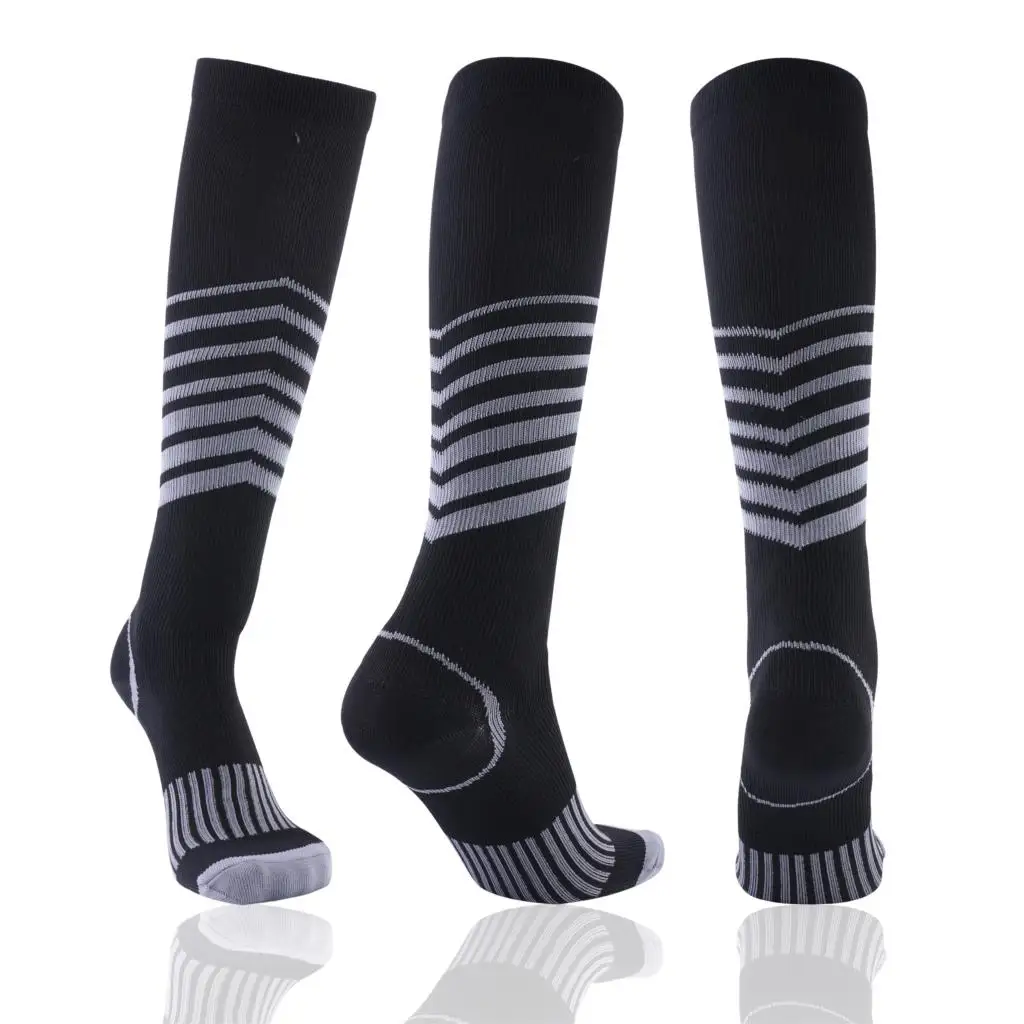 Волшебные Носки с защитой от усталости для женщин и мужчин, удобные мягкие Компрессионные носки, унисекс, против варикозного расширения вен, чулки - Цвет: Gray