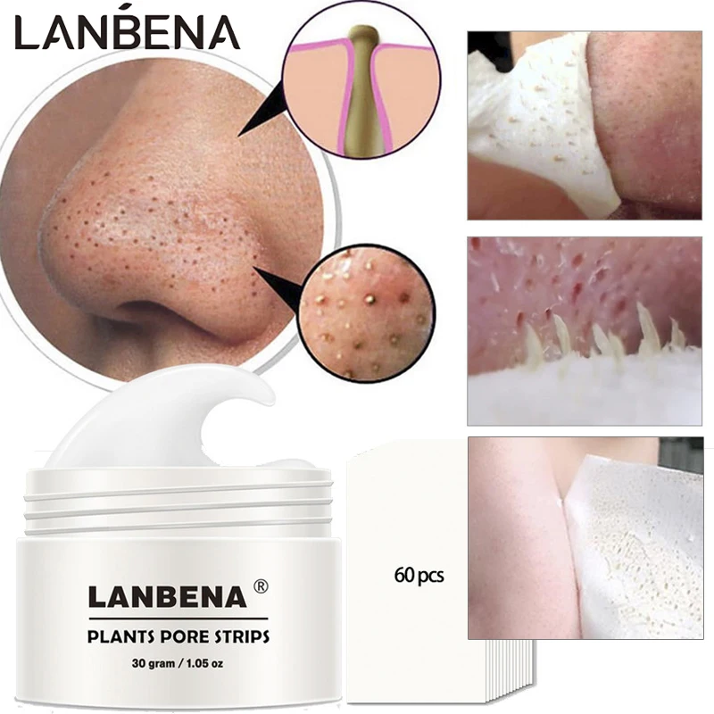 LANBENA Plants поры полоски крем маска для удаления черных точек в нос черная точка