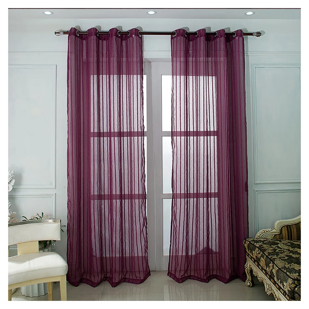 Lychee однотонная занавеска Современная для двери комнаты украшение дома | Дом и сад