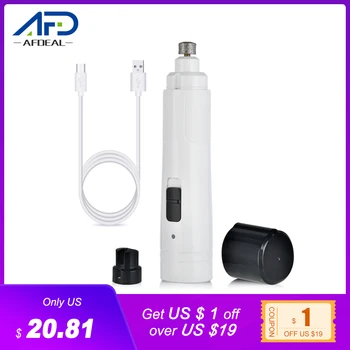 

Pet Nail Grinder Pet Dog Cat Claw Nail Clipper Electric Polisher Painless Paws Grooming Trimming Cutters Tool Pet Supplies