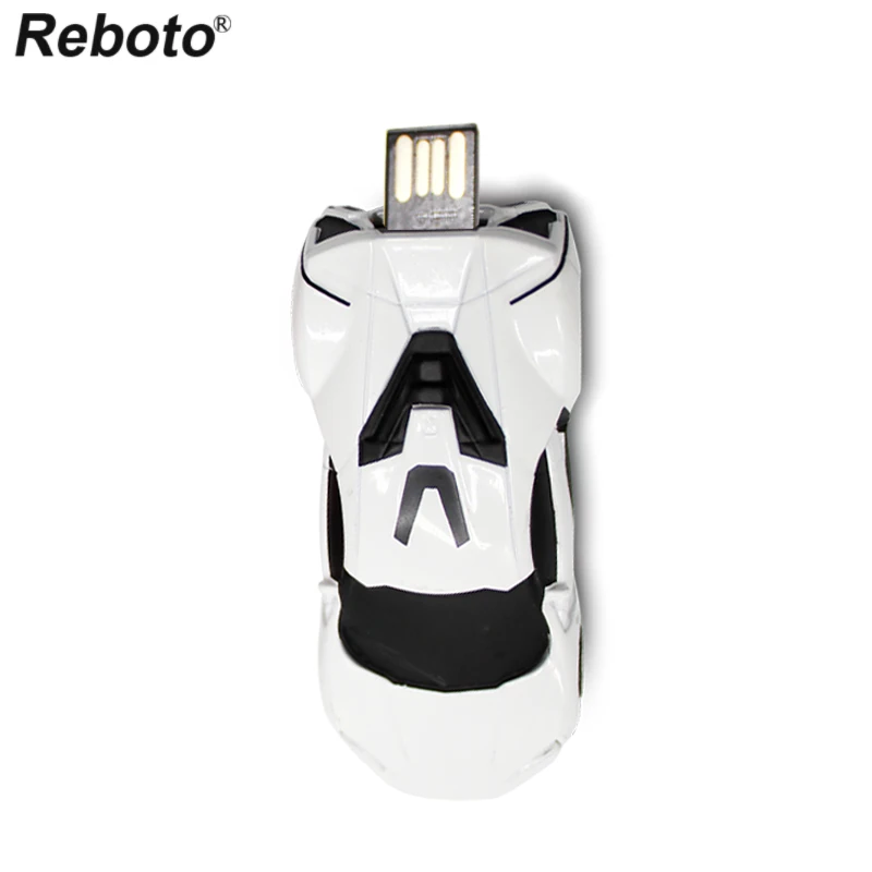 Reboto Memory Stick 64GB 32GB 16GB 8GB Flash Disk Mini Keychain Pendrive Cartoon Sportscar Flash Disk For PC