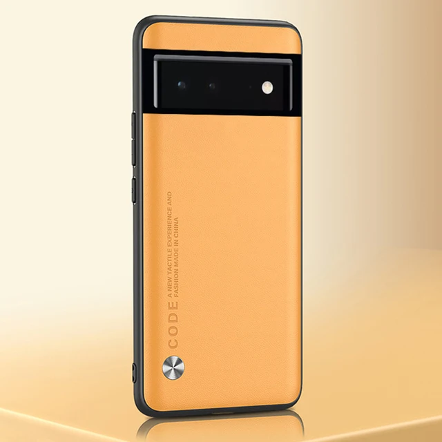 For Google Pixel 6 Pro Shockproof Anti-fingerprint Slim Soft Shell Cover For Pixel6 Pixel6Pro Plain Leather Protector Case Couqe waterproof case for phone Cases & Covers