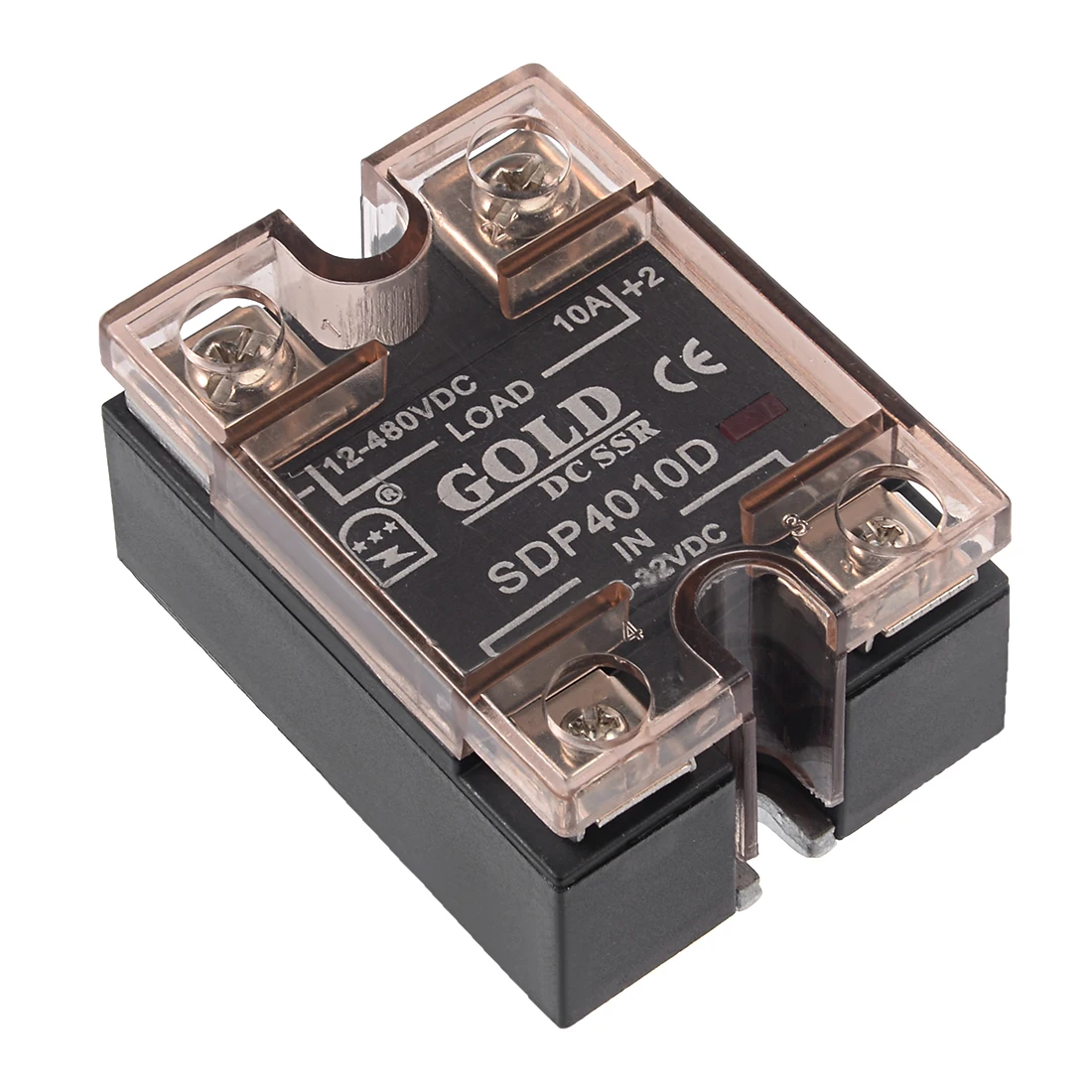 

uxcell SDP4010D 3.5-32VDC to 12-480VDC 10A Single Phase Solid State Relay Module DC to DC