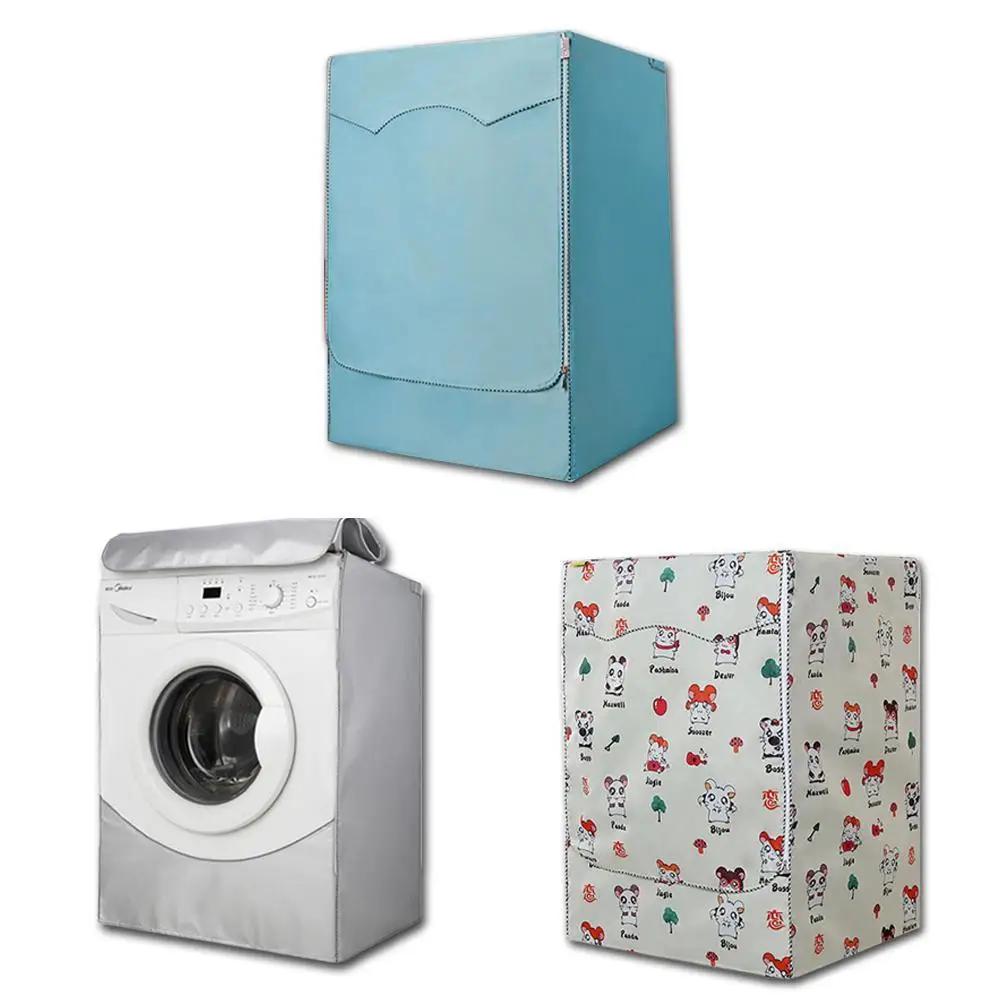Fully Automatic Roller Washing Machine Storage Sunscreen Waterproof Cover Home Washer Protector Accessories New |