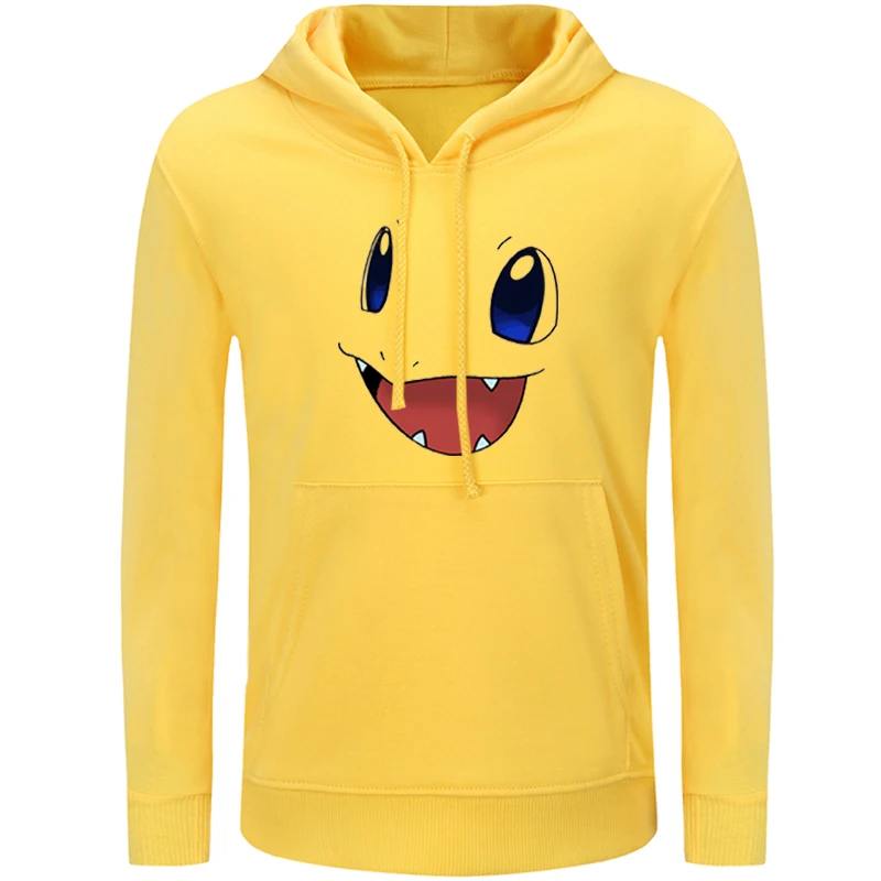 Милый мультяшный Покемон чармандер Бульбазавр покебол Сквиртл Толстовка Bulbasaur Графический Свитшот струны пуловер с капюшоном подарок - Цвет: icWM190Y