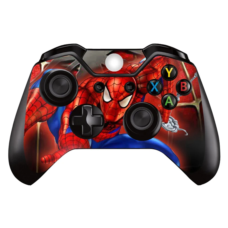 Spider Man Cartoon Stickers For Xbox Onectrl Skin Stickers For Xbox One Console And Controller Gamepad Controller Stickers 