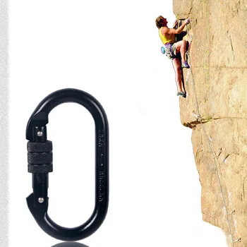 

Ropes Carabiner Lightweight Outdoor Mountaineering Climbing Aluminum Alloy