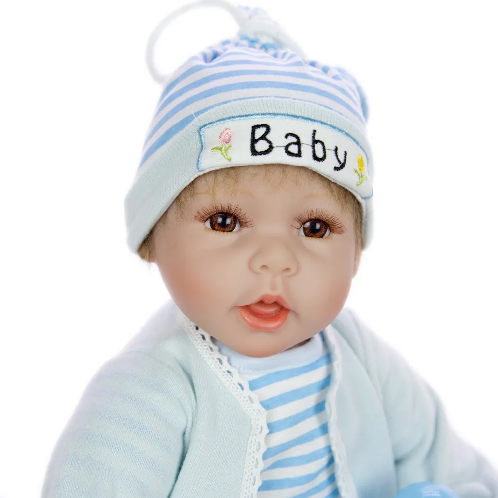 Boneca reborn bebe мальчик Новорожденные куклы 55 см Силиконовые Детские куклы reborn игрушки для детей подарок npkdoll