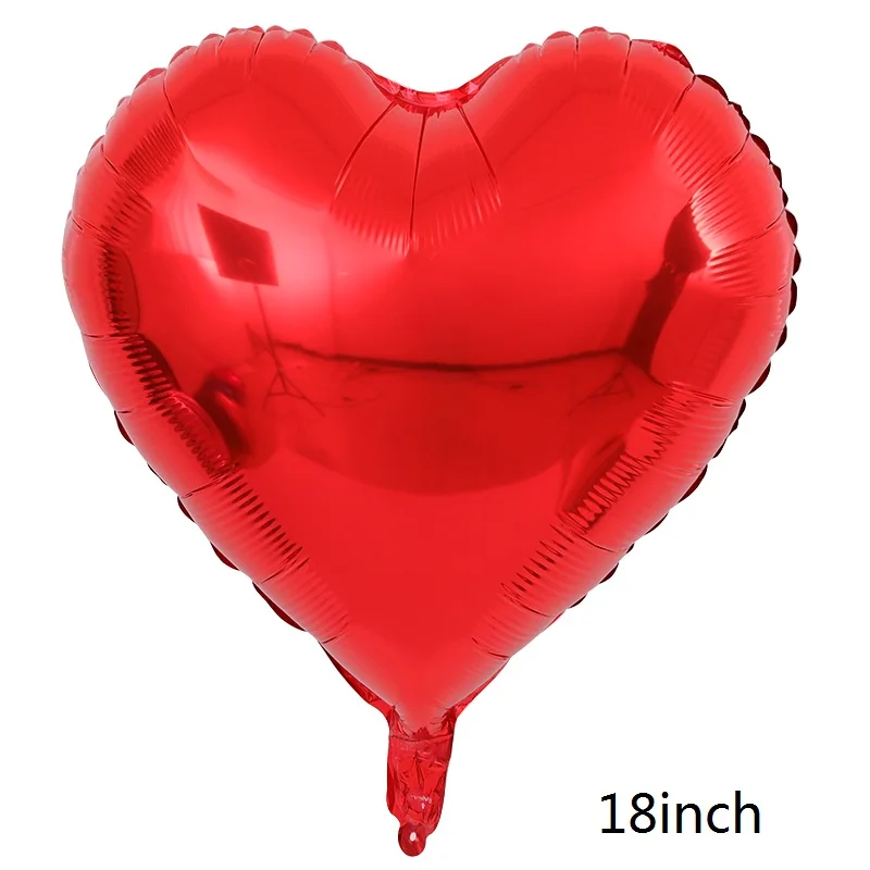 Высокое качество 40 дюймов красные воздушные шары из фольги с надписью «любовь» юбилей Свадьба День святого Валентина для женщин девочек День рождения украшения - Цвет: 2pcs red heart