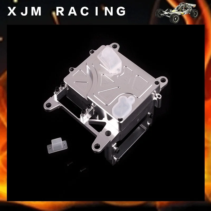 Набор радиобудок с ЧПУ для 1/5 Hpi Rovan Km Mcd Gtb Racing Baja 5B 5t 5sc Ss грузовик Rc запчасти для автомобилей - Цвет: silver