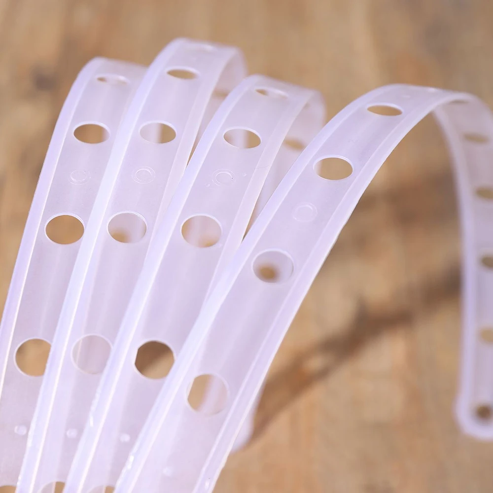 1PC Clear Hanger Connection Strip Set With Hanger Hole Pants Rack Holder Clothes Hang Strip Pants Clip Clothing Store Wholesale 4
