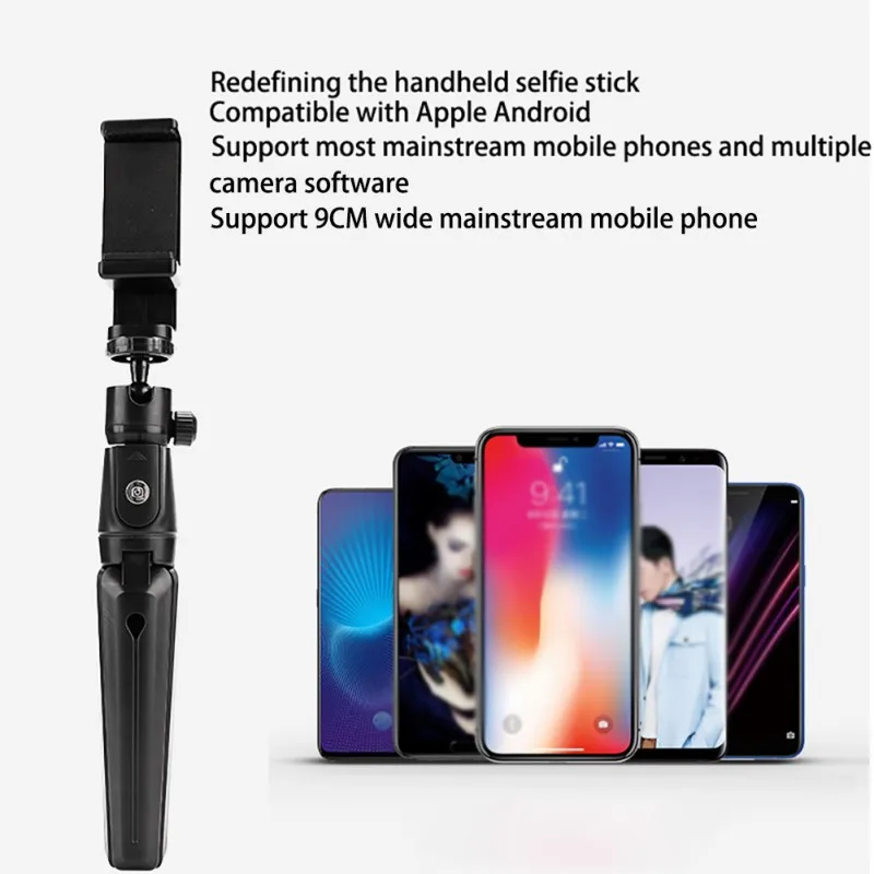 Ручной Автоспуск Bluetooth для Android/IOS мобильного телефона универсальный Live селфи палка