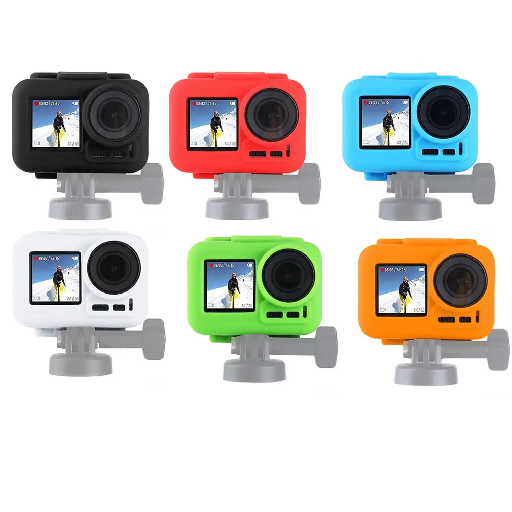 

PULUZ Soft Silicone Protective Case Cover With Frame For Dji Osmo Action Sports Camera
