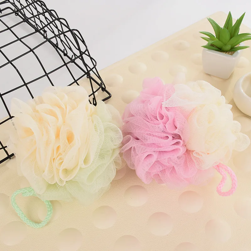 Elegant Family Loofah Ultra Large Super Soft Mesh Sponge Manufacturers Supply Genuine Product Double Color Joint Bath Supplies W