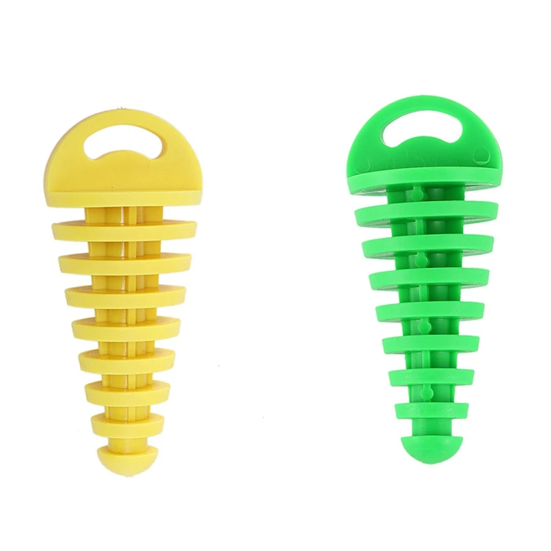 2x Muffler Pipe Exhaust Silencer Wash Plug for Motorcycle Dirt Bike ATV Quad 2 4 Stroke Yellow & Green | Автомобили и