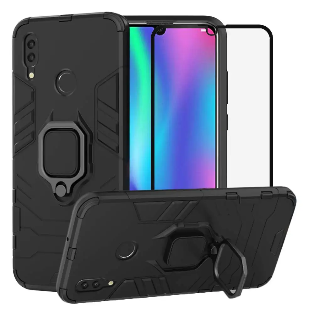 Чехол для huawei Honor 20 10 Pro Lite View V10 V20 8X P Smart Plus Z 2019 чехол Nova 5i 4 3 3i Ring Kickstand