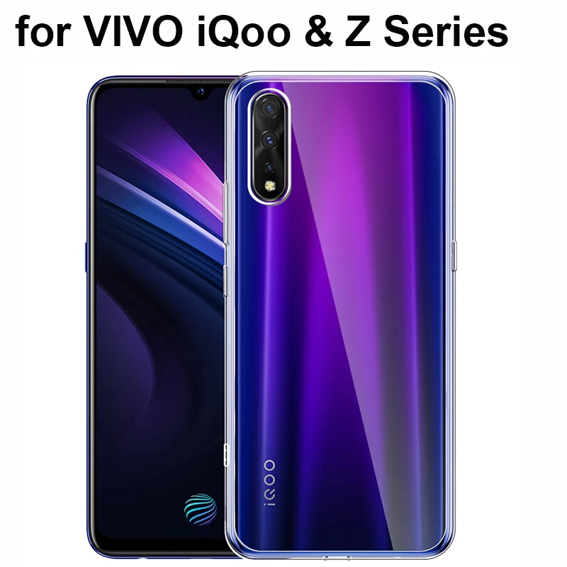 ДЛЯ VIVO iQoo Pro Neo Z5 Z5X Z3i Z3 Z1 Z1iSoft ТПУ чехол Силиконовый противоударный с защитой от