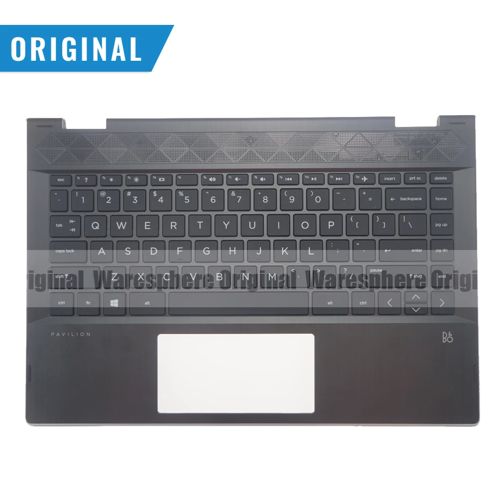 

New Original Palmrest with US Keyboard for HP Pavilion x360 14-CD 14T-CD000 14-CD0000TU 14M-CD0001DX Top Cover Case L18947-001