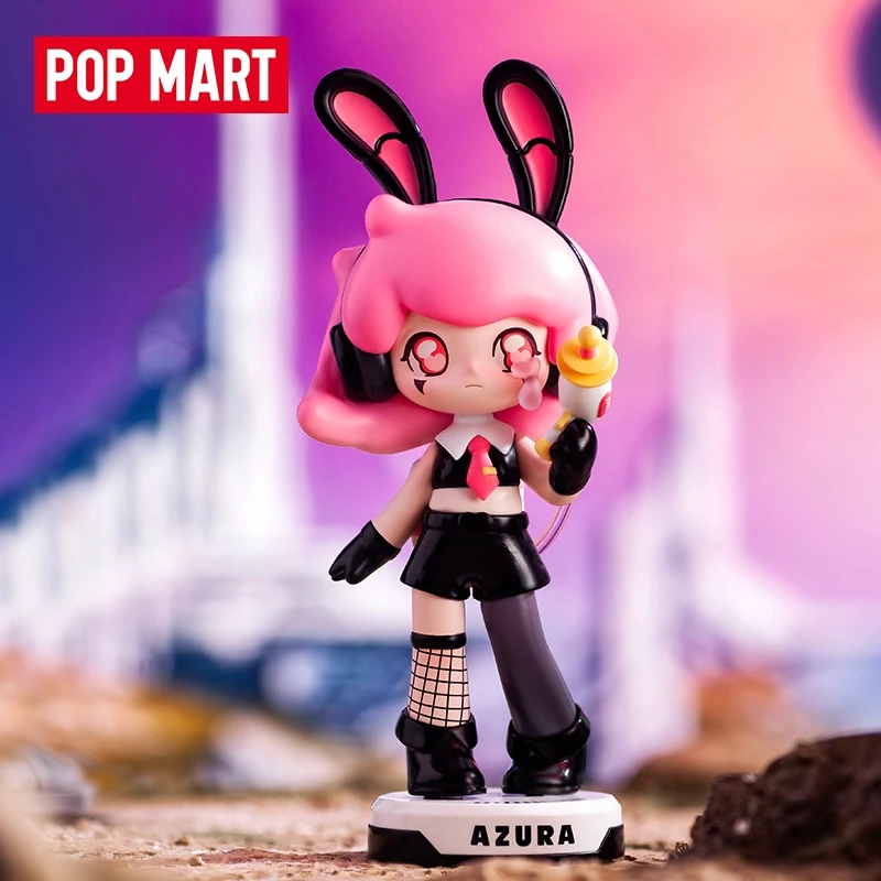 Оригинальная спортивная серия POP MART AZURA с животными модель подтверждением стиля