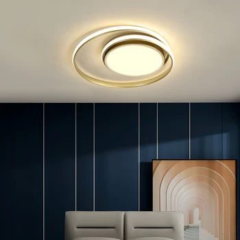 

Modern Ceiling Lights LED Lamp For Living Room Bedroom Study Room Gold Black color surface mounted Ceiling Lamp Deco AC85-265V