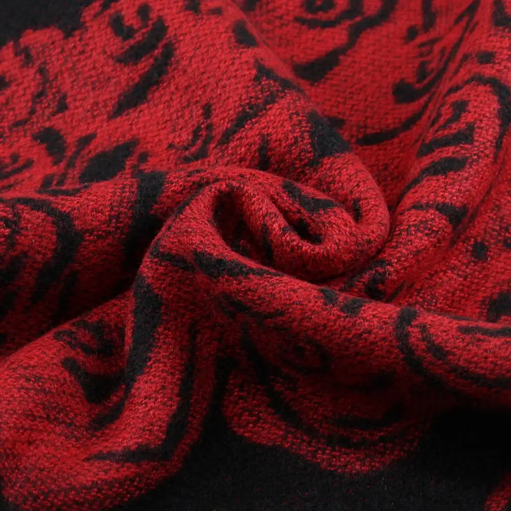 Горячая осень зима женский шерстяной шарф женские кашемировые шарфы широкие решетки длинная шаль обертывание одеяло теплый палантин