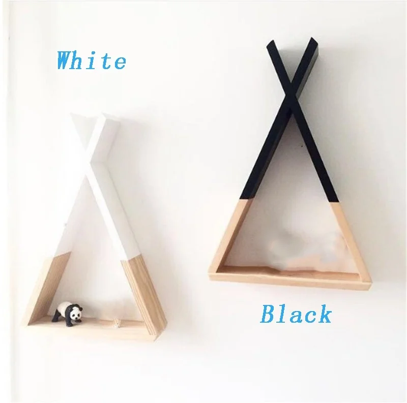 Sriangle детская деревянная полка для хранения книг домашняя комната скандинавский