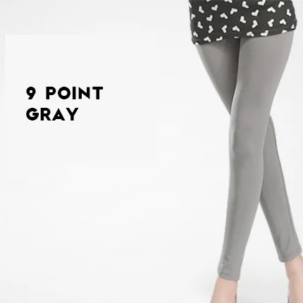 9 point Gray PGM полупрозрачные эластичные леггинсы, чулки для женщин, солнцезащитный крем, штаны для гольфа, уличные штаны, УФ-светильник, тонкие гладкие длинные носки для ног - Цвет: 9 point Gray