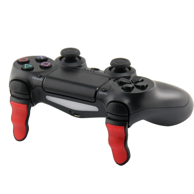 Пластиковые резиновые изогнутые кнопки триггера L2 R2 для PlayStation 4 PS4 Dualshock Game Controller
