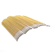 

Electronic Instrument Tool PL50-A Total Length About 27.8mm Test Probe Spring Brass Gold Plated For Test Circuit Board