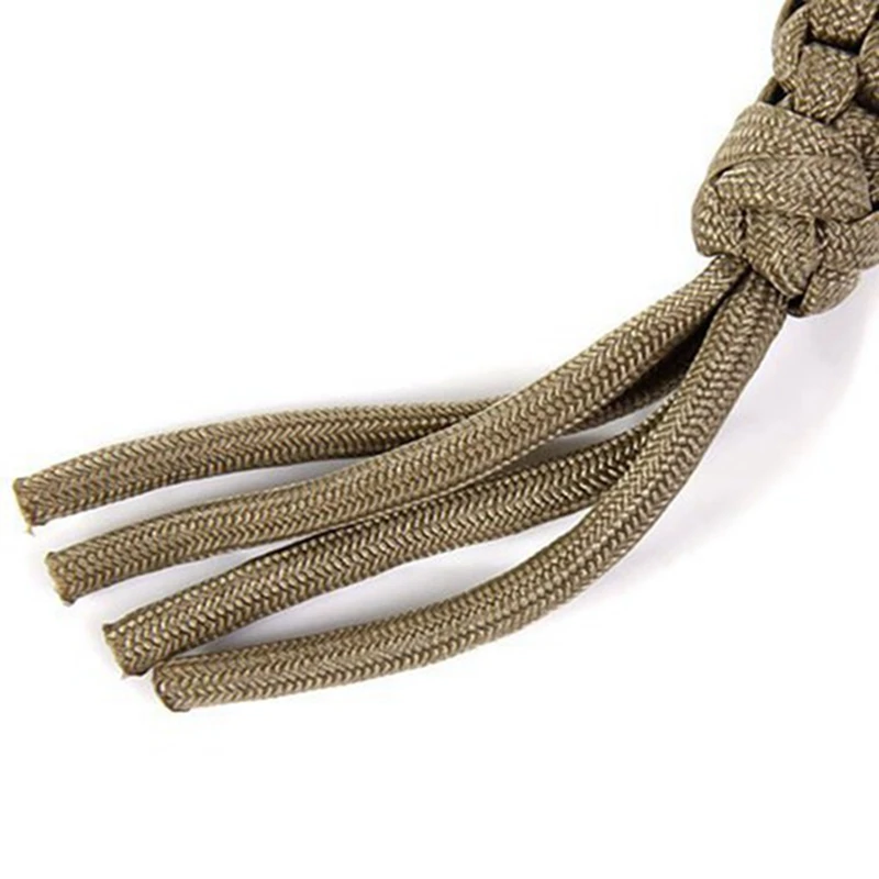 2 шт Паракорд квадратный Плетеный нож/ffashlight/ключи/usb-накопители Lanyard-хаки и армейский зеленый