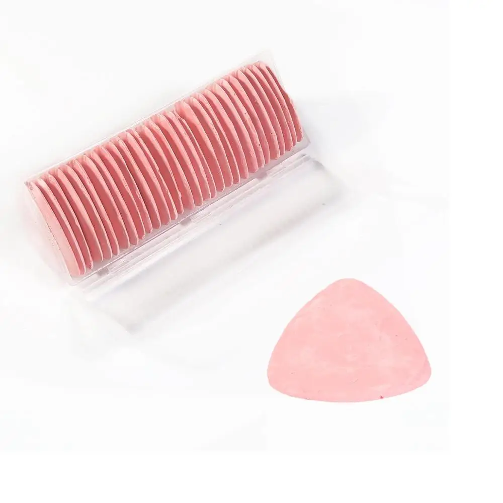 30pcs Pink Красочные стираемые ткани портновский мелок ткань пэчворк маркер одежда узор DIY швейный инструмент рукоделие аксессуары - Цвет: 30pcs Pink
