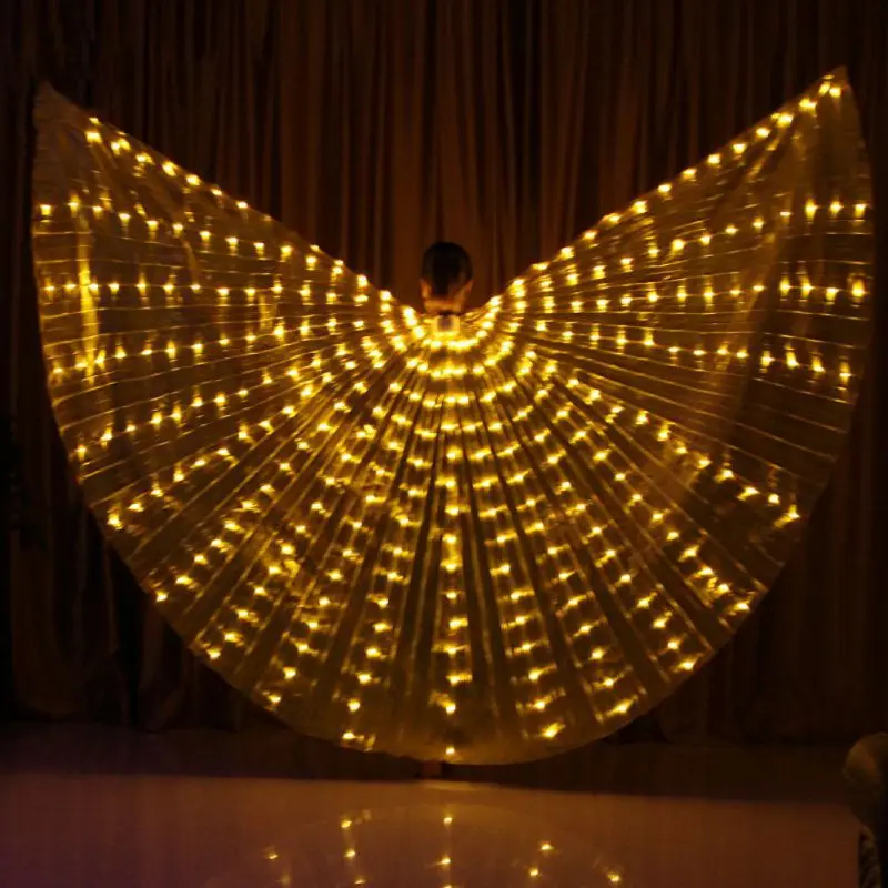 

LED Luminous Wings 360 Degree Dance Wings Luminous Dance Props Belly Dance Costumes Dancer stage costumes