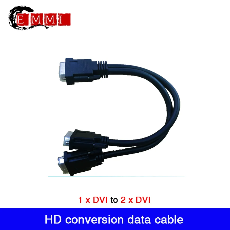 1 м/0 5 м x DVI на 2 DVI/разделенный два HD конверсионного кабеля светодиодный