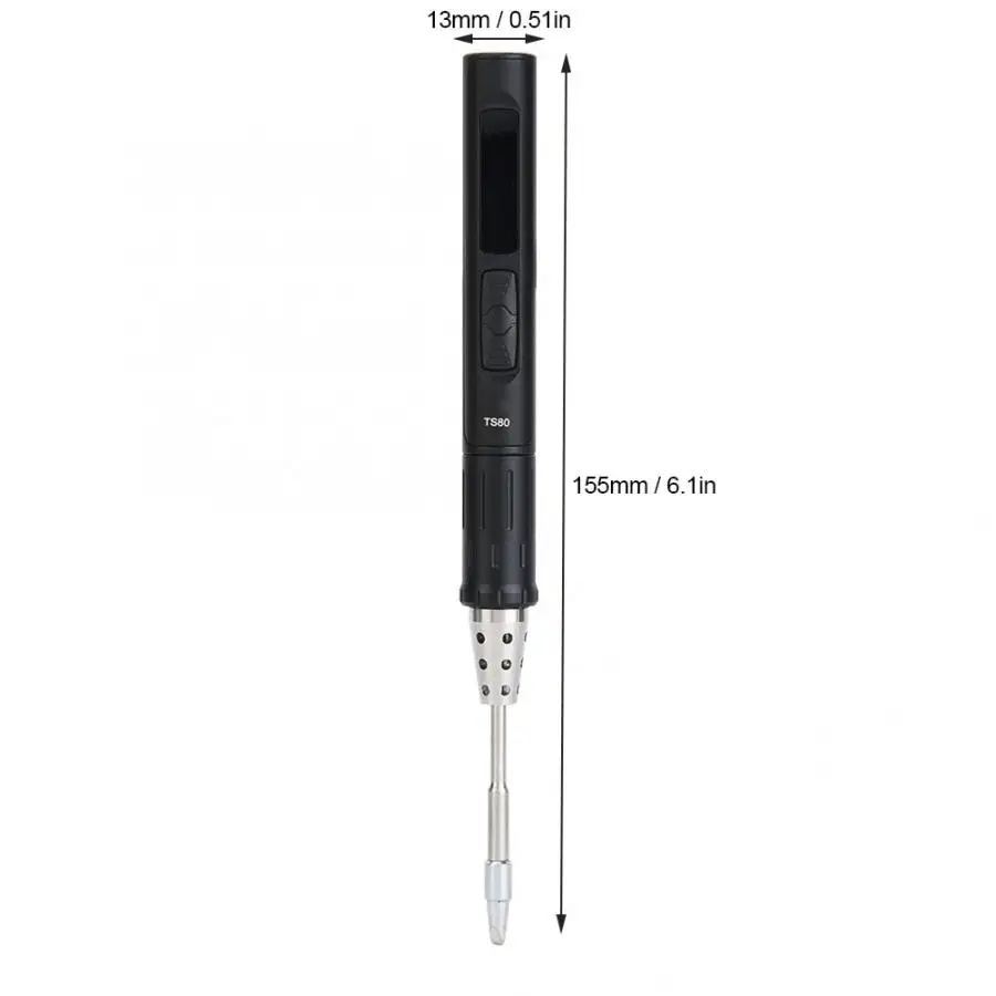 USB Mini Soldering Iron Intelligent OrganicLight-Emitting Diode Display Soldering Iron 9V/2A 100~400 Degree
