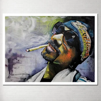 

Abstract Snoop Dogg Poster Canvas Art Print Wall Pictures for Living Room No Frame