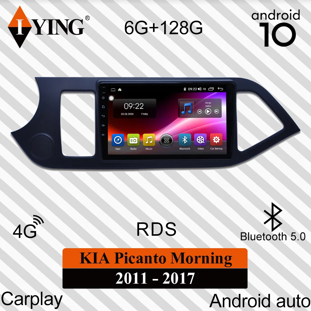 IYING беспроводной Apple Carplay для Kia Morning 2 picanto 2011 2017 автомобильное радио