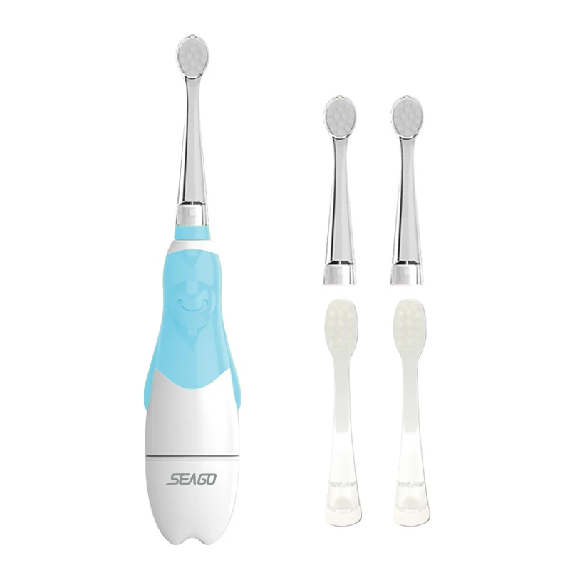 SEAGO Baby Electric Toothbrush 1-3 Ages Smart Tooth Brush Waterproof Soft Sonic Brush Tooth Toddler Electronic Toothbrush SG513 SEAGO Baby Electric Toothbrush 1-3 Ages Smart Tooth Brush Waterproof Soft Sonic Brush Tooth Toddler Electronic Toothbrush SG513