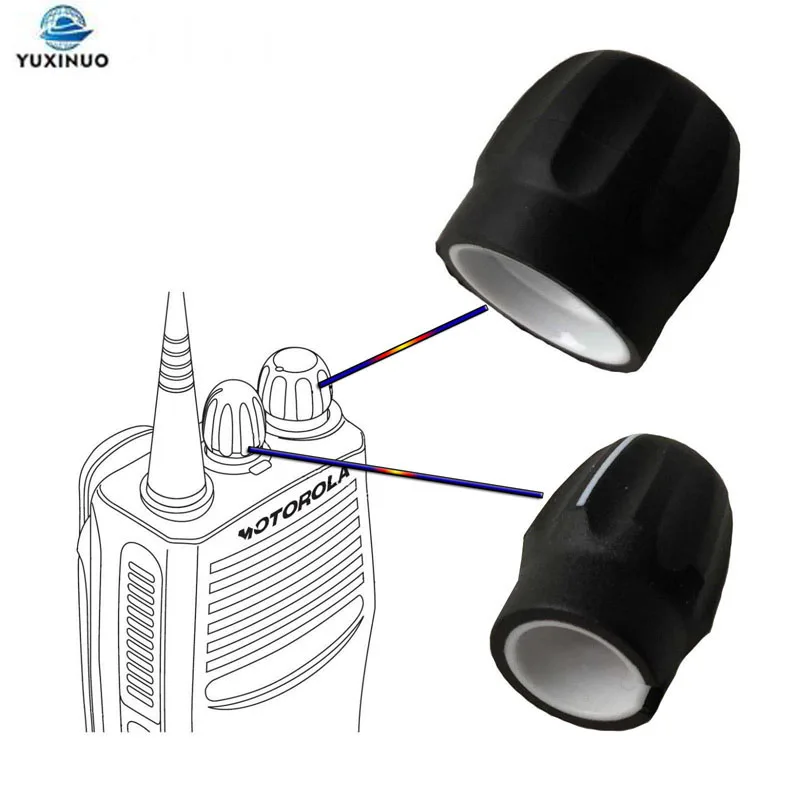 Пара канальных ручек и регуляторов громкости для Motorola CP180 GP328 GP338 GP340 GP3188 GP3688 HT750 EP450