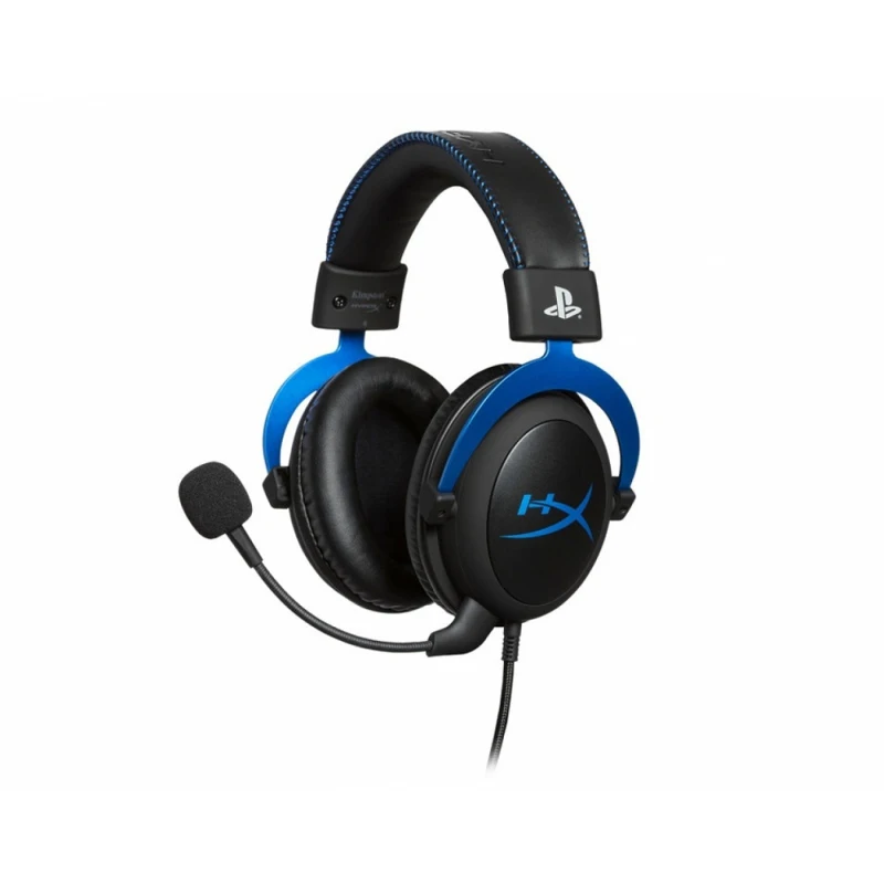 Гарнитура HyperX Cloud Blue проводная, 15–25000 Гц, 60 Ом, 98 дБ, цвет: черный/синий