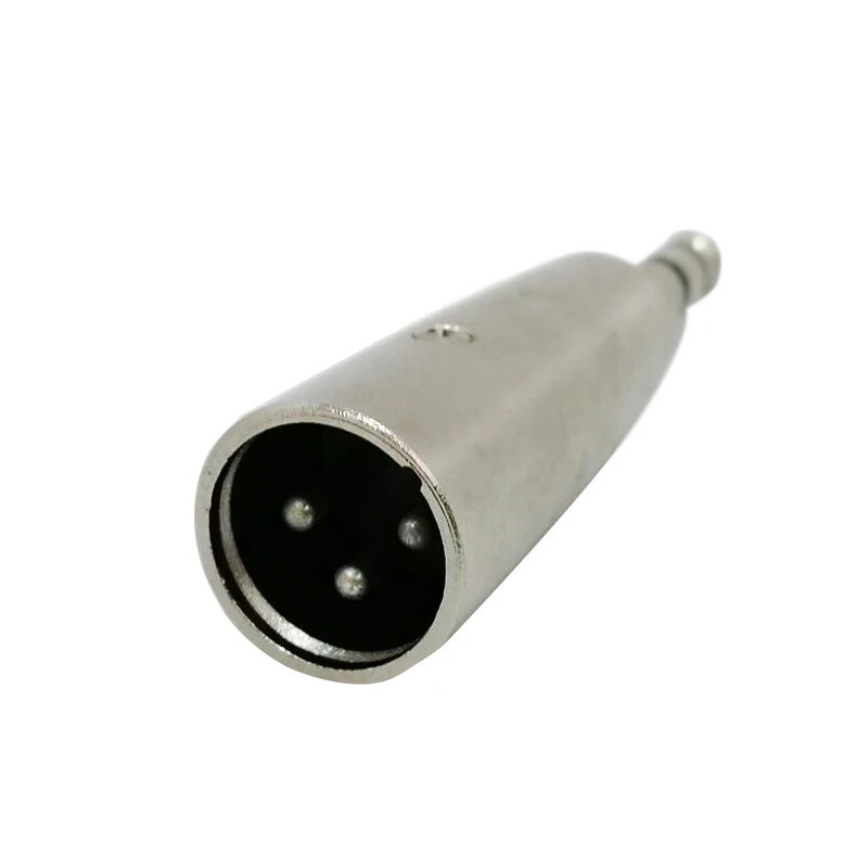 XLR Male Стерео 6,35 6,5 мм штекер 3 Pin XLR Женский Мужской Аудио Адаптер смеситель микрофон Динамик разъем - Цвет: XLR Male