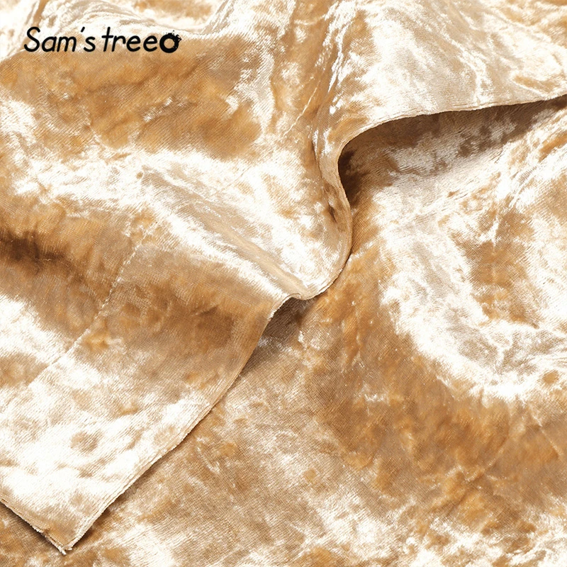 Samstree, золотой чистый винтажный вельветовый Блейзер, женская одежда, осень, минималистичный стиль, уличная одежда, негабаритный офисный Женский блейзер