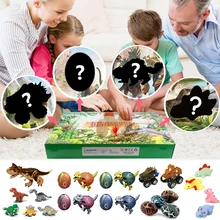 Ensemble de jouets de dinosaure, œuf de dinosaure réaliste, jeu de voiture créatif, à presser, jouet éducatif pour l'astronomie