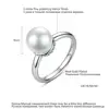 LUOTEEMI Imitation Pearl Ring for Women Simple Trendy Fashion Jewelry Finger Accessories Anello for Dating Party Birthday Gifts ► Photo 3/6