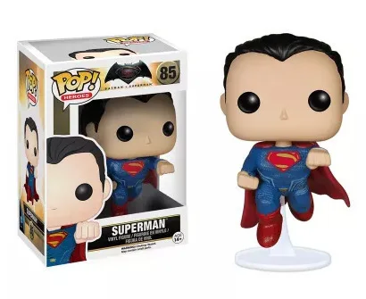 Диффузная отличная игрушка Funko Pop85# Супермен 89 Бэтмен 86 чудо-женщина
