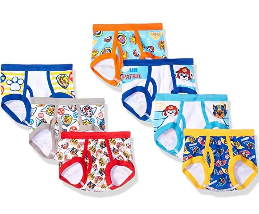 4pcs set Genuine paw patrol skye everest marshall rubble Girl boy Underwear Kids Cotton Panties Underpant 1