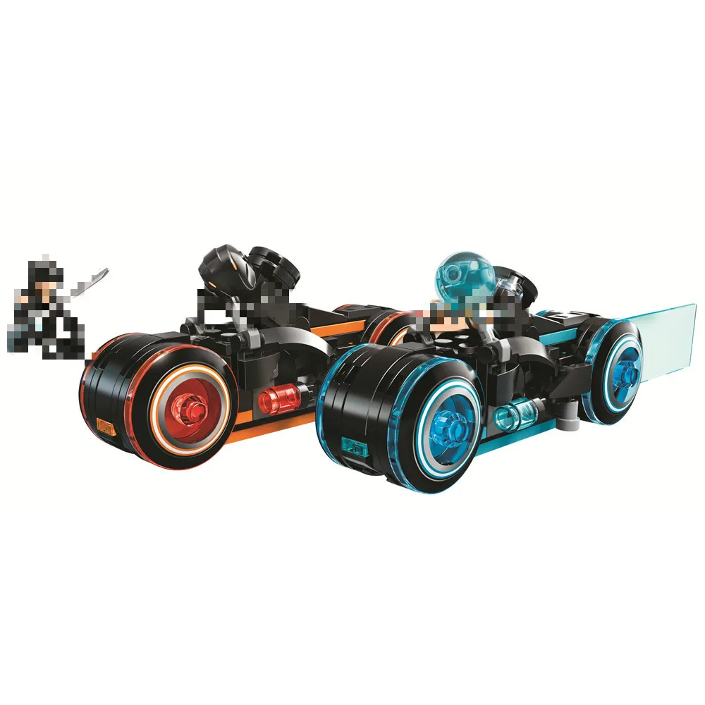 Bela 10881 Ideas Series TRON светильник циклы гоночный мотор велосипедный строительные блоки