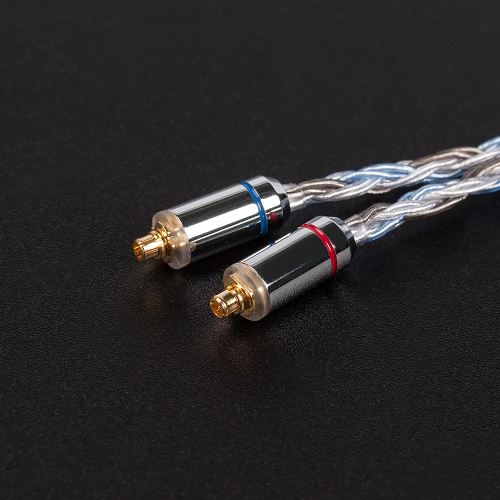 KBEAR 16 core посеребренный кабель 2,5/3,5/4,4 мм обновления кабеля с MMCX/2pin/QDC/TFZ разъем с F1 KB06 HI7 ZSX BLON BL03