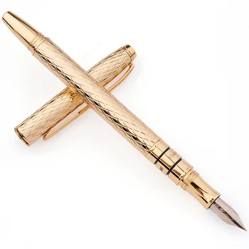

HERO hero pen H703 10K gold Fountain pen fine section sharp business office practice writing writing ink pen