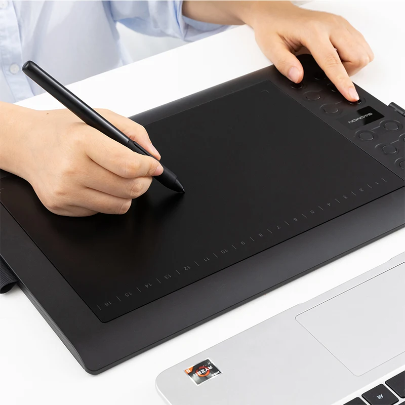 Níveis de Inclinação Stylus para Windows Android os Tablet com 8192 Gaomon Graphics Gráficos Desenho Suportado Bateria-livre - Mac Android os M106k Pro 10 - Imagem 5